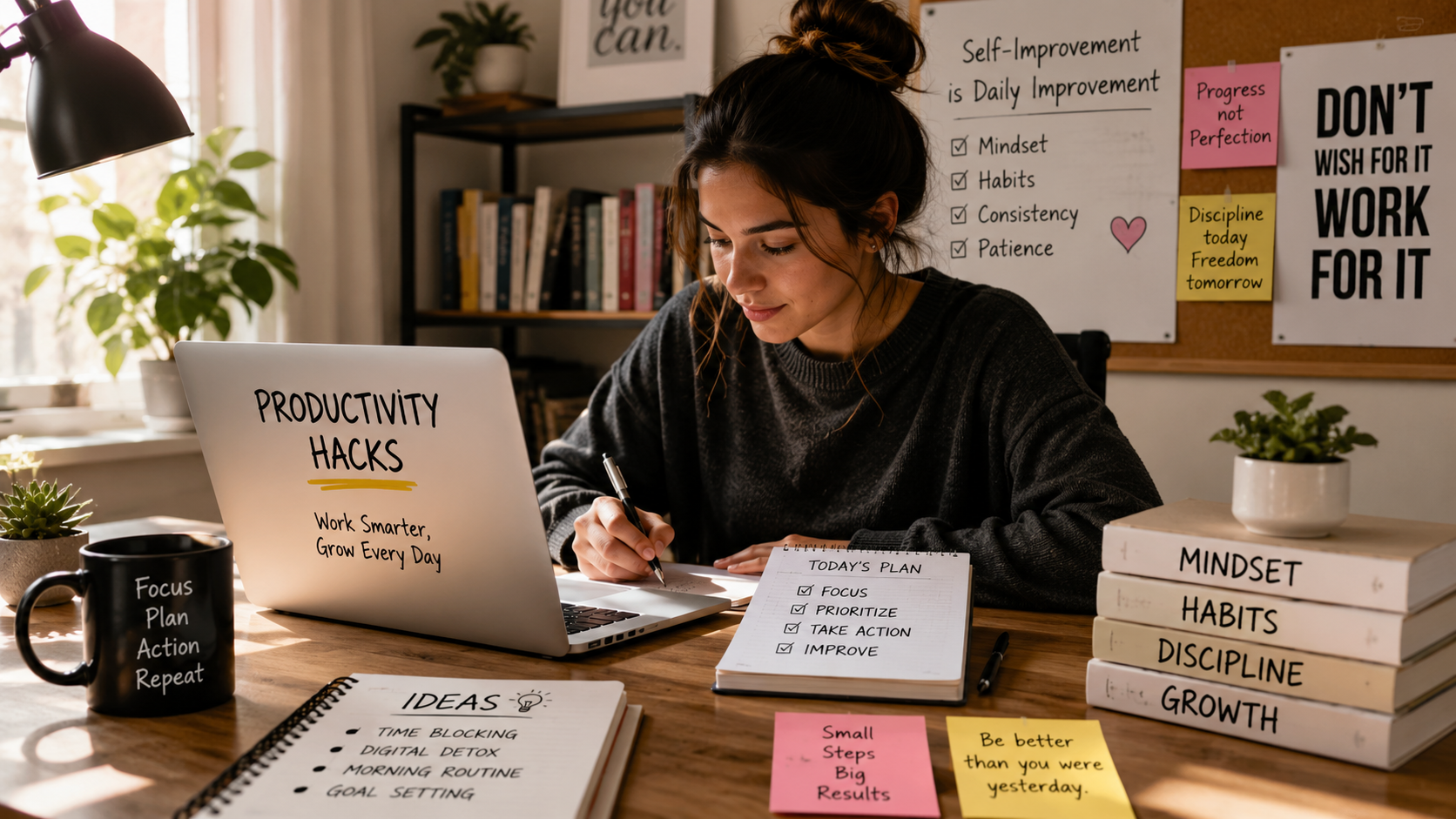 I Will Write Productivity Tips and Self-Improvement Articles